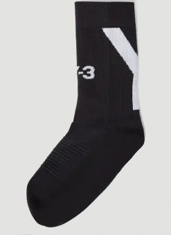 High-Top Logo Socks