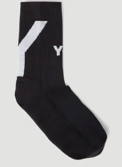 High-Top Logo Socks