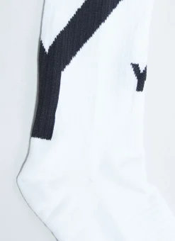 High-Top Logo Socks