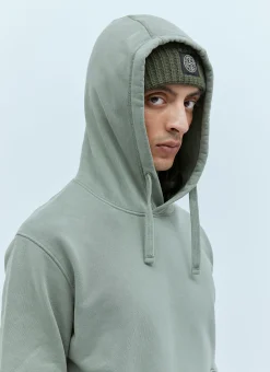Hooded Compass Patch Sweatshirt