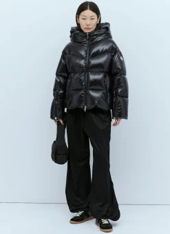 Hooded Huppe Short Down Jacket