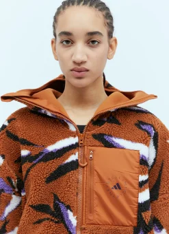 Hooded Jacquard Fleece Jacket