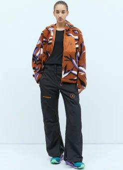 Hooded Jacquard Fleece Jacket