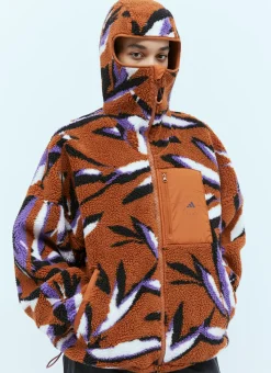 Hooded Jacquard Fleece Jacket