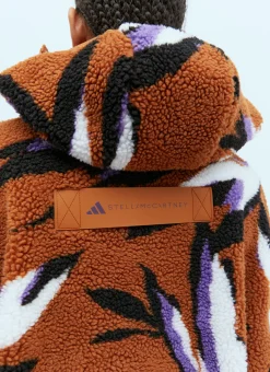 Hooded Jacquard Fleece Jacket