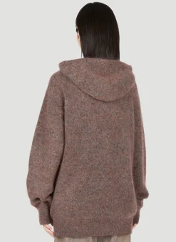 Hooded Mohair Sweater