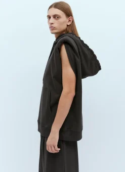 Hooded Sweatshirt Vest