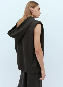 Hooded Sweatshirt Vest