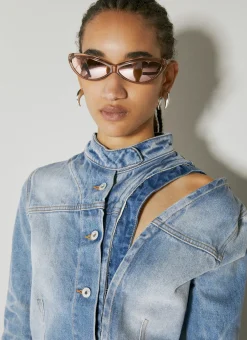 Hook And Eye Denim Moto Jacket