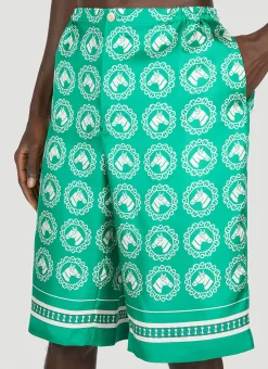 Horse Motif Shorts