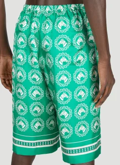 Horse Motif Shorts
