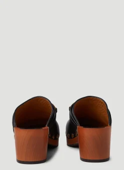 Horsebit Leather Clogs
