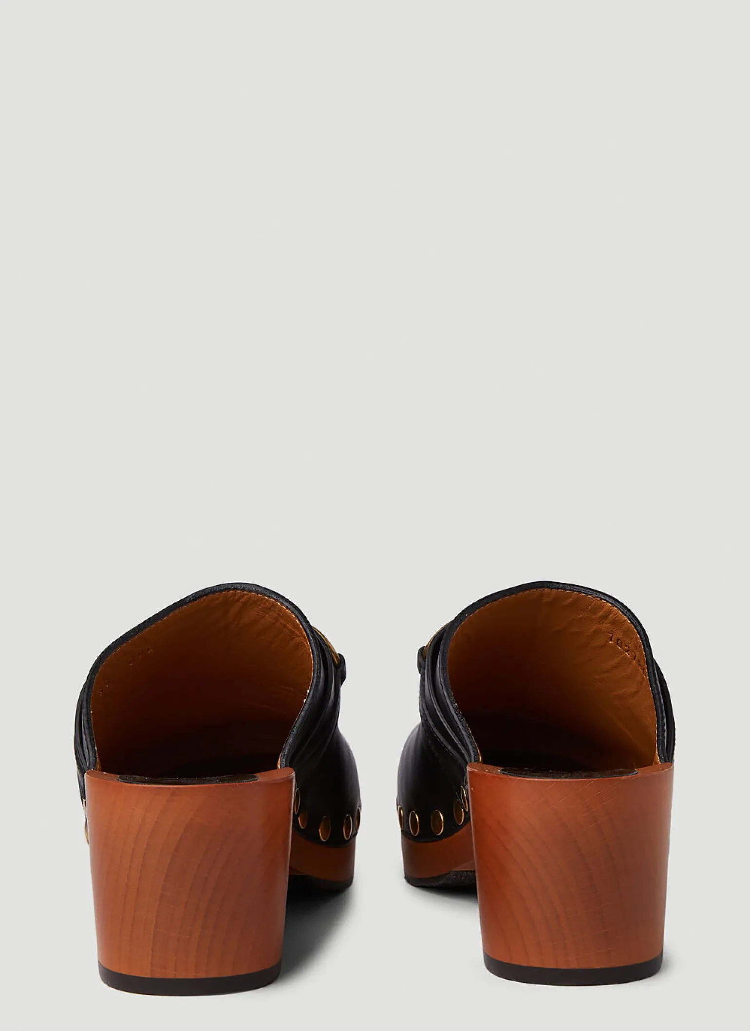 Horsebit Leather Clogs
