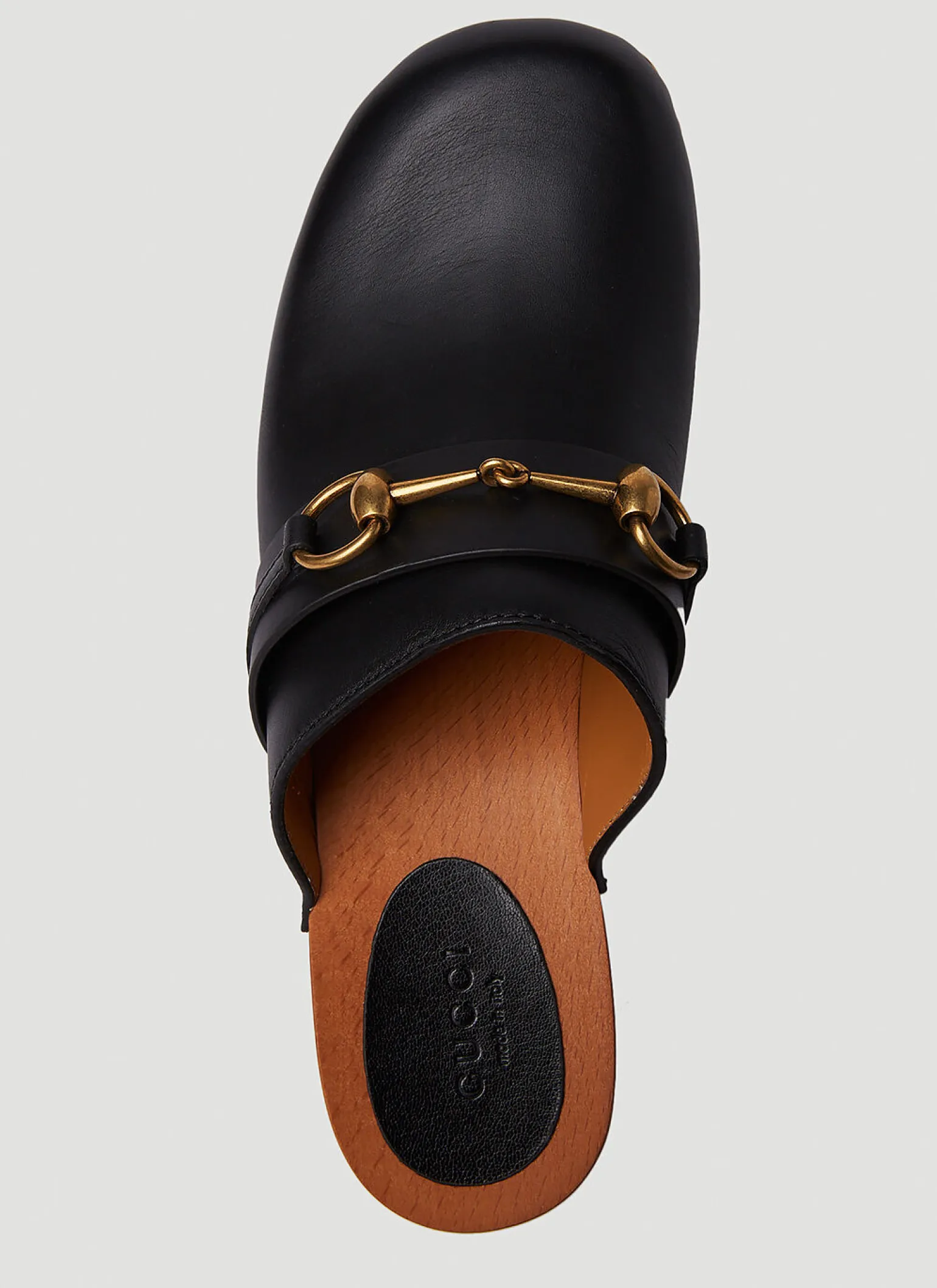 Horsebit Leather Clogs