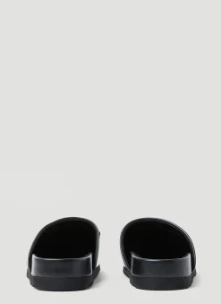 Horsebit Leather Slipper Shoes
