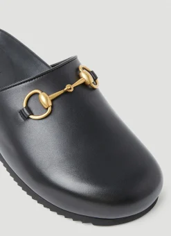 Horsebit Leather Slipper Shoes