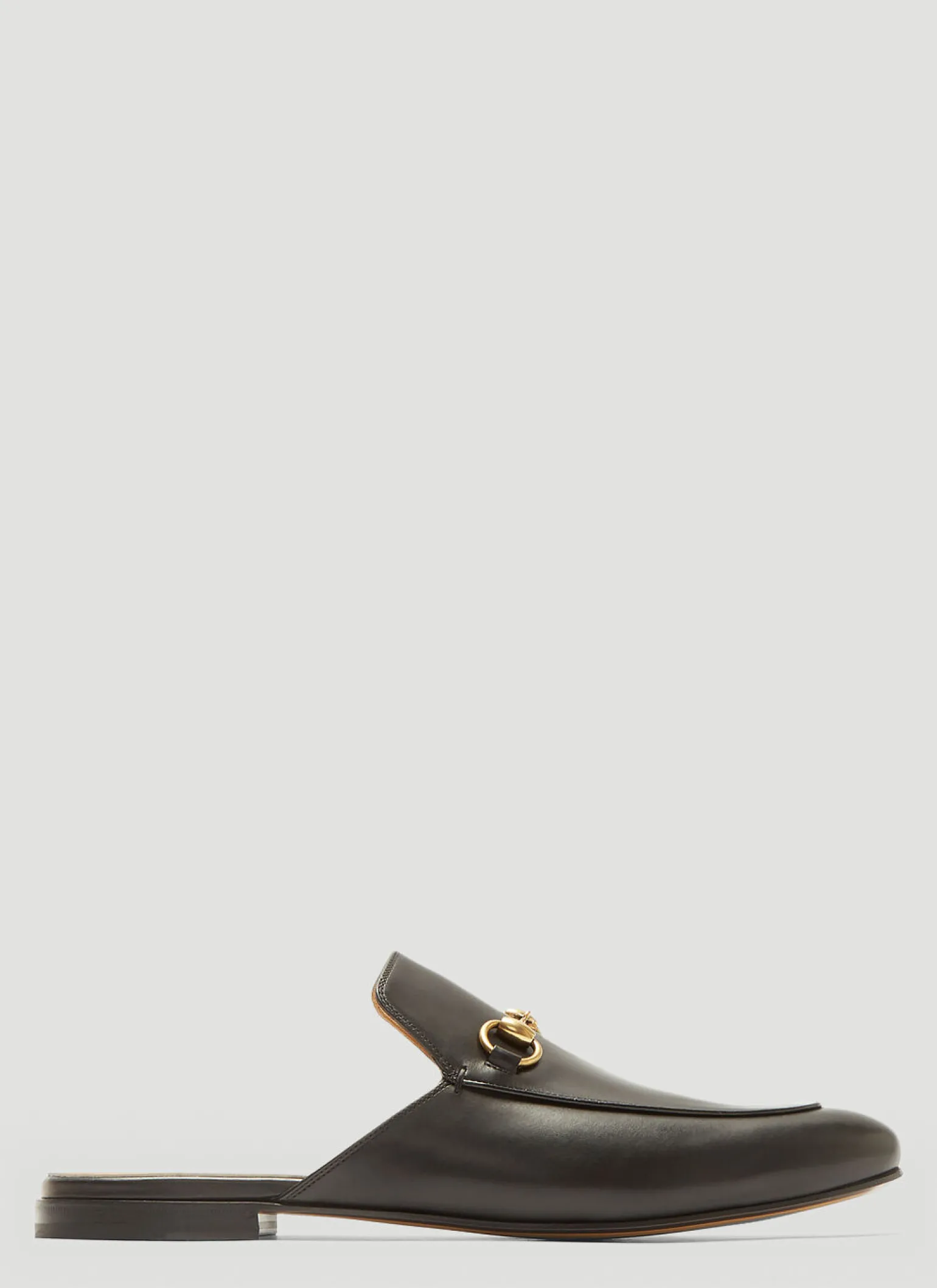 Horsebit Leather Slipper Shoes