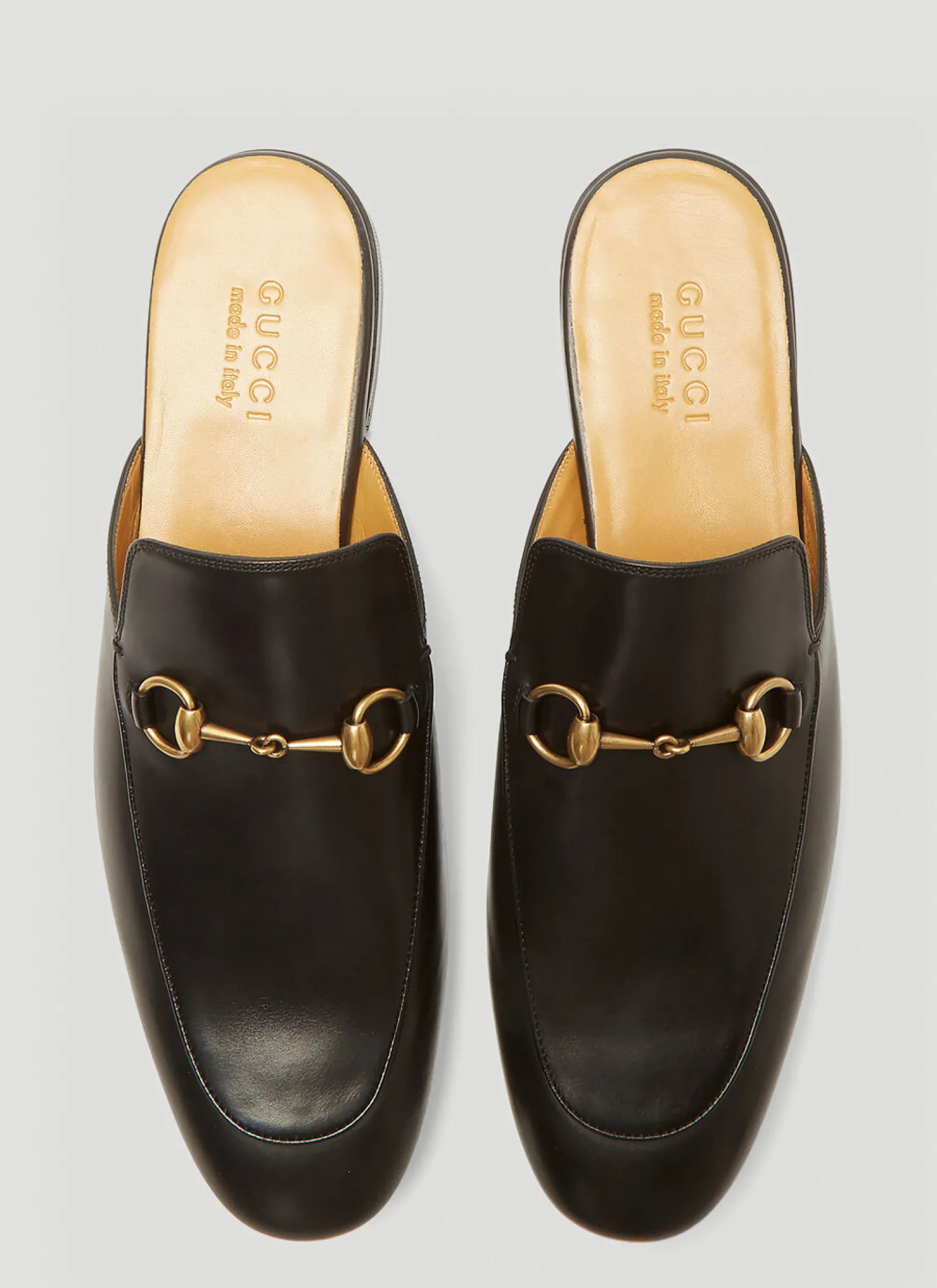 Horsebit Leather Slipper Shoes