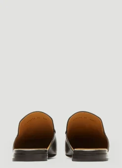 Horsebit Leather Slipper Shoes