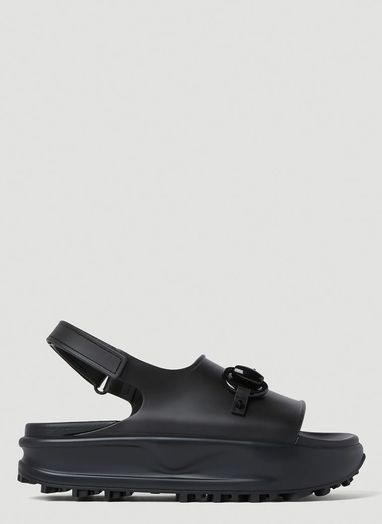 Horsebit Plaque Sandals