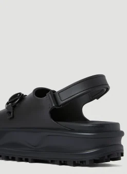Horsebit Plaque Sandals