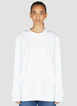 Hotfix Rhinestone Logo Sweatshirt