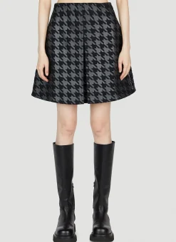 Houndstooth Mini Skirt