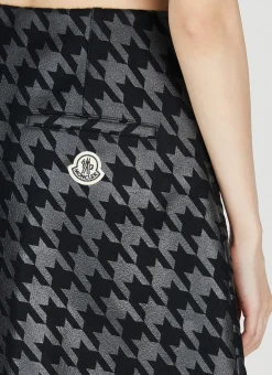 Houndstooth Mini Skirt