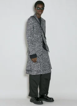 Houndstooth Monogram Blazer