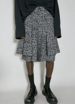 Houndstooth Monogram Shorts