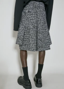 Houndstooth Monogram Shorts