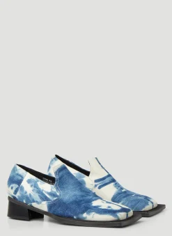 Howled Denim Loafers