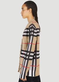 Iconic Check Jacquard Cardigan