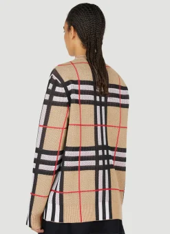 Iconic Check Jacquard Cardigan