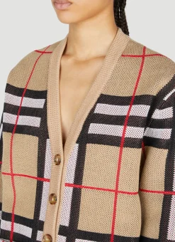 Iconic Check Jacquard Cardigan
