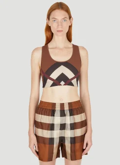 Immy Check Bra Top