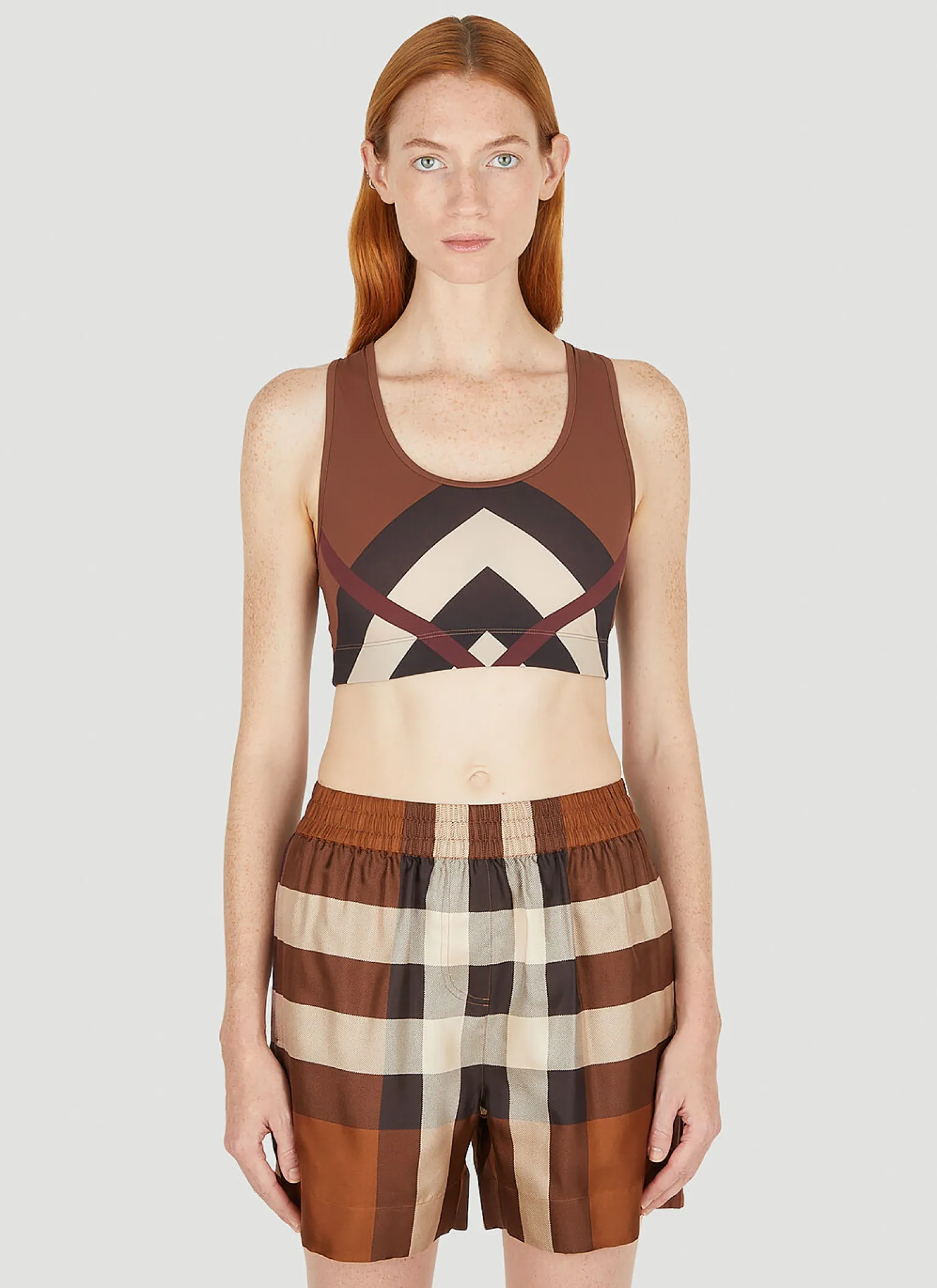 Immy Check Bra Top