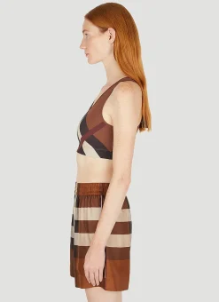 Immy Check Bra Top