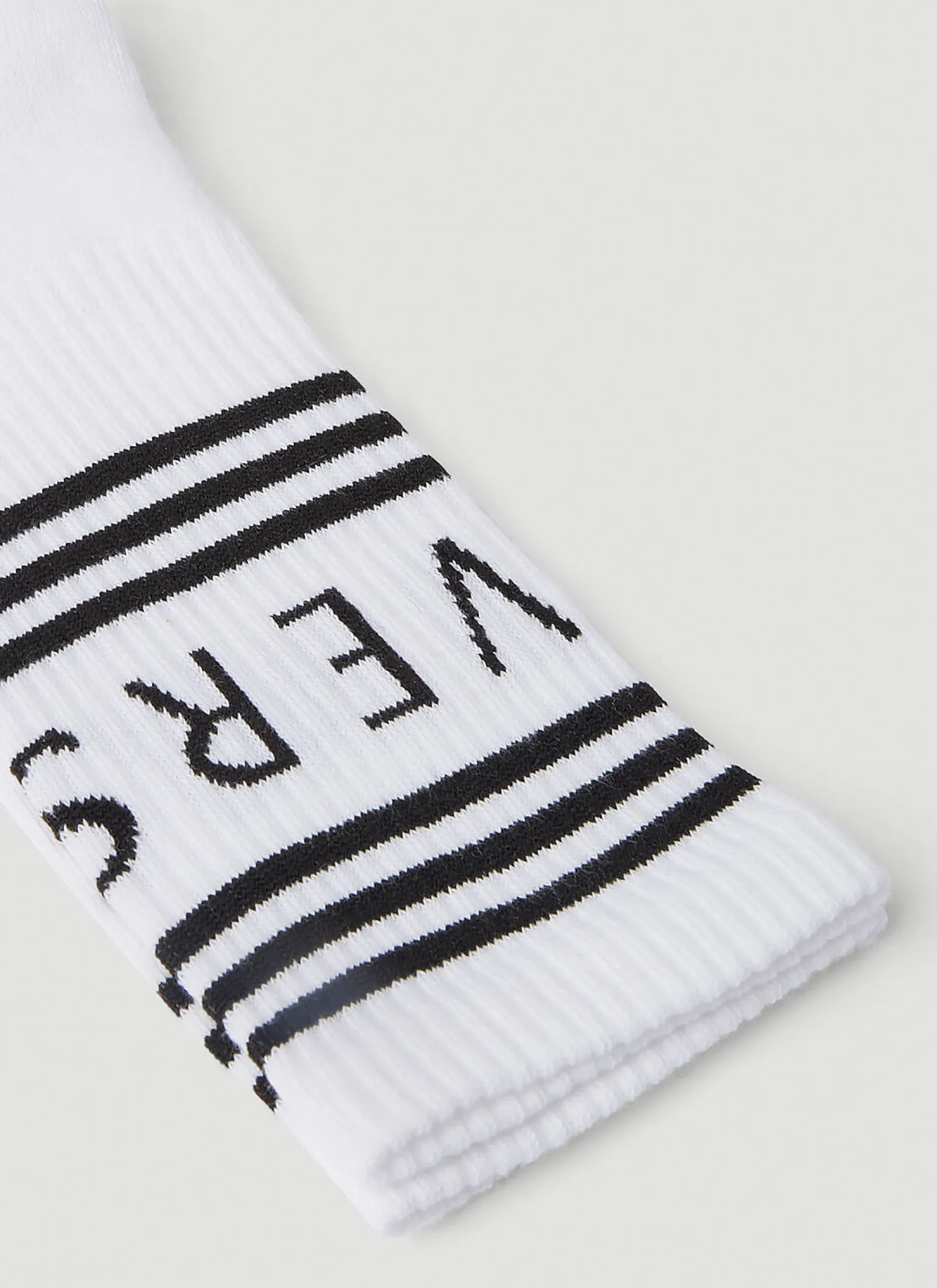 Intarsia Logo Socks