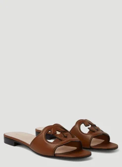 Interlocking G Cut-Out Sandals