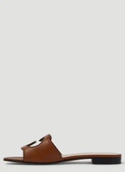 Interlocking G Cut-Out Sandals