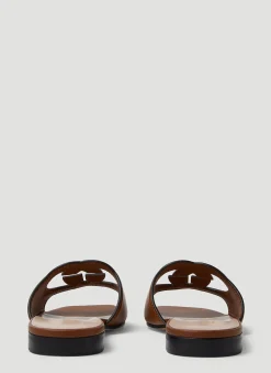 Interlocking G Cut-Out Sandals