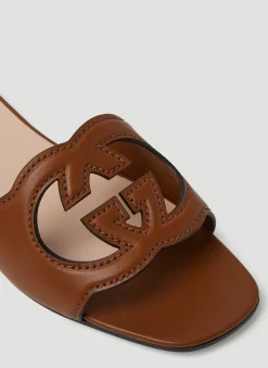 Interlocking G Cut-Out Sandals