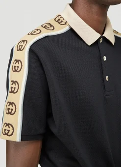 Interlocking G Stripe Polo Shirt