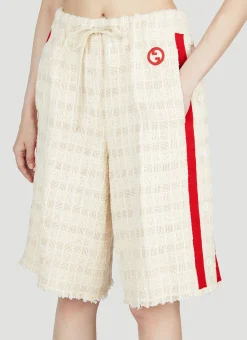 Interlocking G Tweed Bermuda Shorts