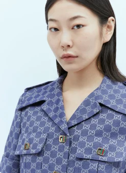 Interlocking Gg Canvas Mini Dress