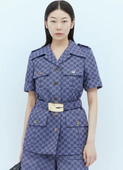 Interlocking Gg Canvas Mini Dress