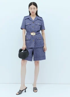 Interlocking Gg Canvas Mini Dress