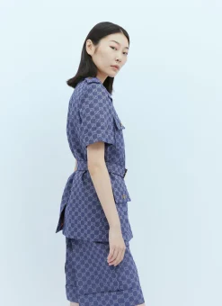 Interlocking Gg Canvas Mini Dress