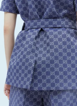 Interlocking Gg Canvas Mini Dress